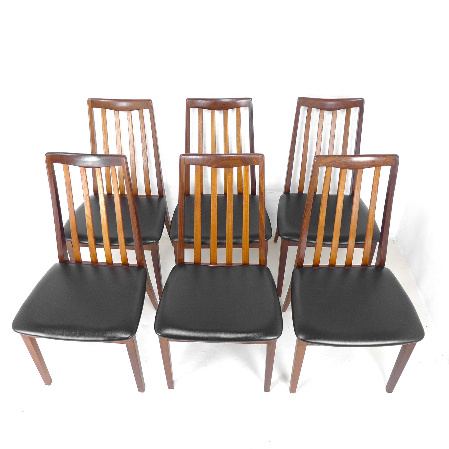 Set of 6 Dining Chairs by G PLAN in Teak *NEW UPHOLSTERY* Mid Century Danish Style