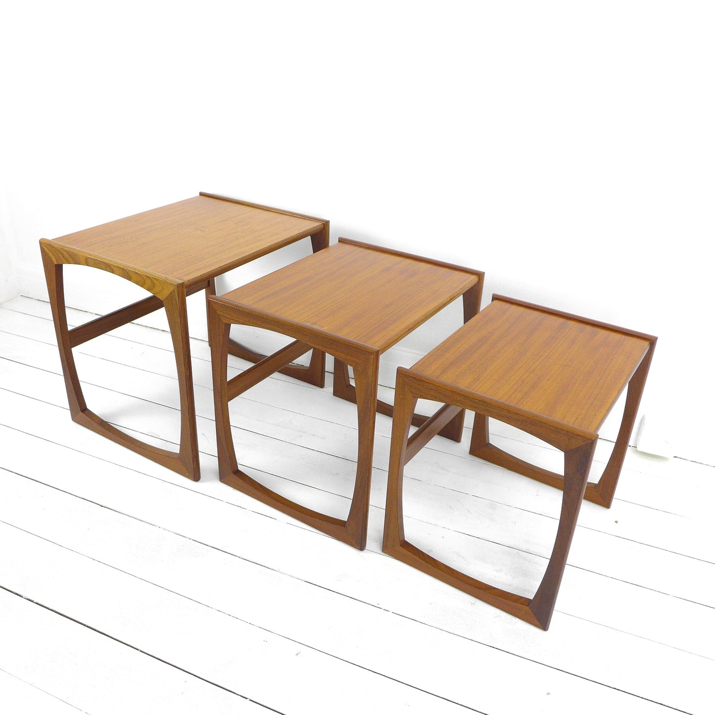 Vintage G PLAN Quadrille Nest of Tables - Mid Century Teak