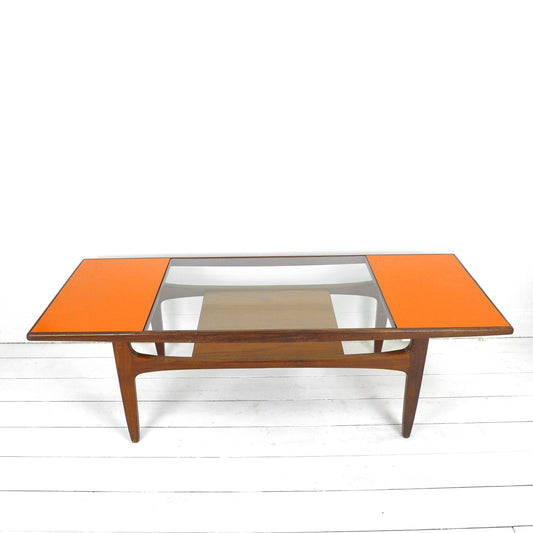 Mid Century G PLAN Coffee Table - Teak & Glass