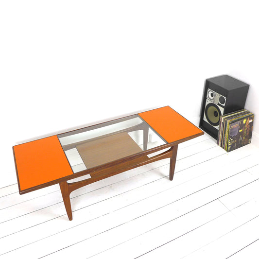 Mid Century G PLAN Coffee Table - Teak & Glass