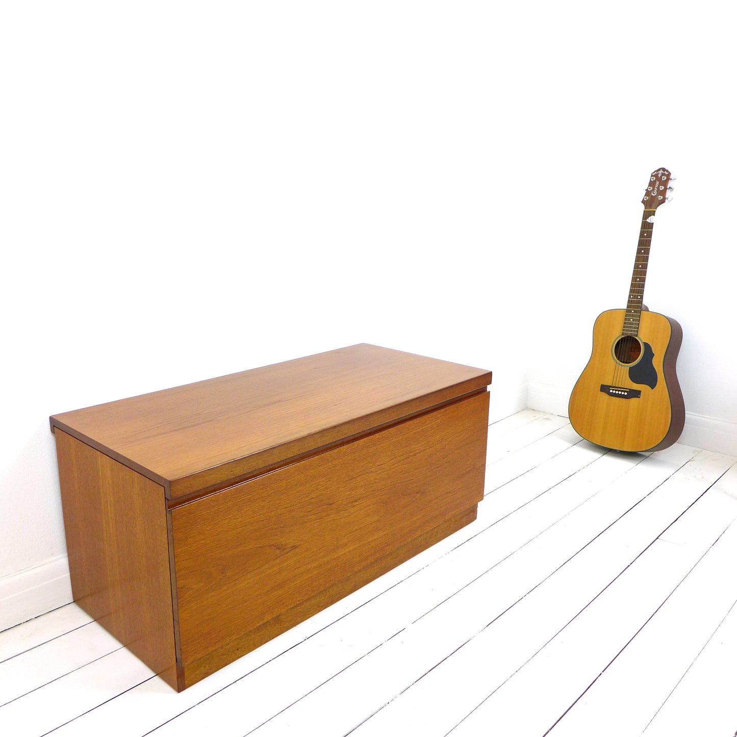 Mid Century Teak TV Stand / Record Cabinet / Compact Sideboard