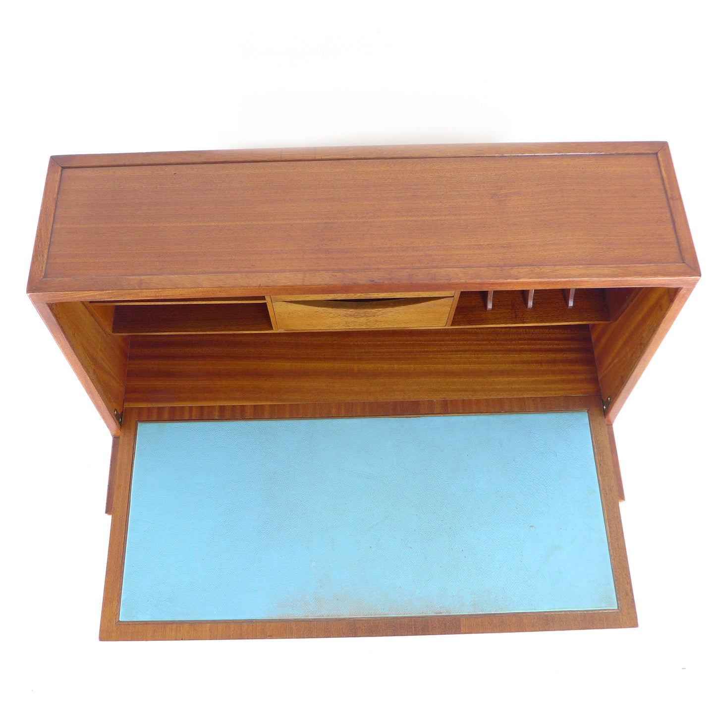 Mid Century Desk / Bureau with Leather Writing Slope - Possibly by Richard Hornby