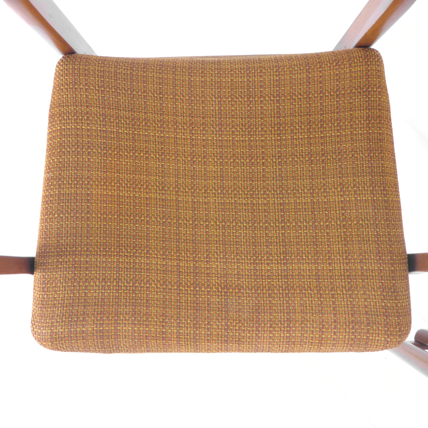 Pair of Mid Century Fireside Armchairs / Carver Chairs - Original Fabric