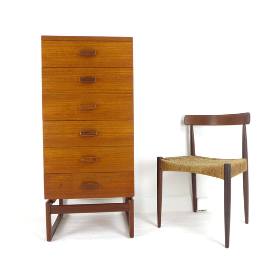 Vintage G PLAN Quadrille Chest of Drawers Tallboy - Teak Mid Century