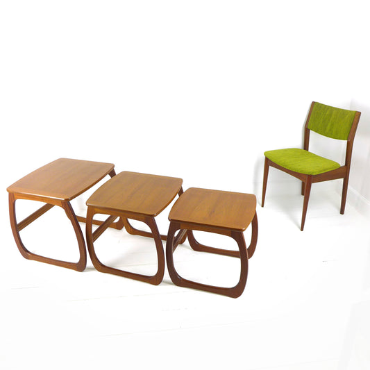 Vintage NATHAN Teak Nest of Tables - Mid Century Modern