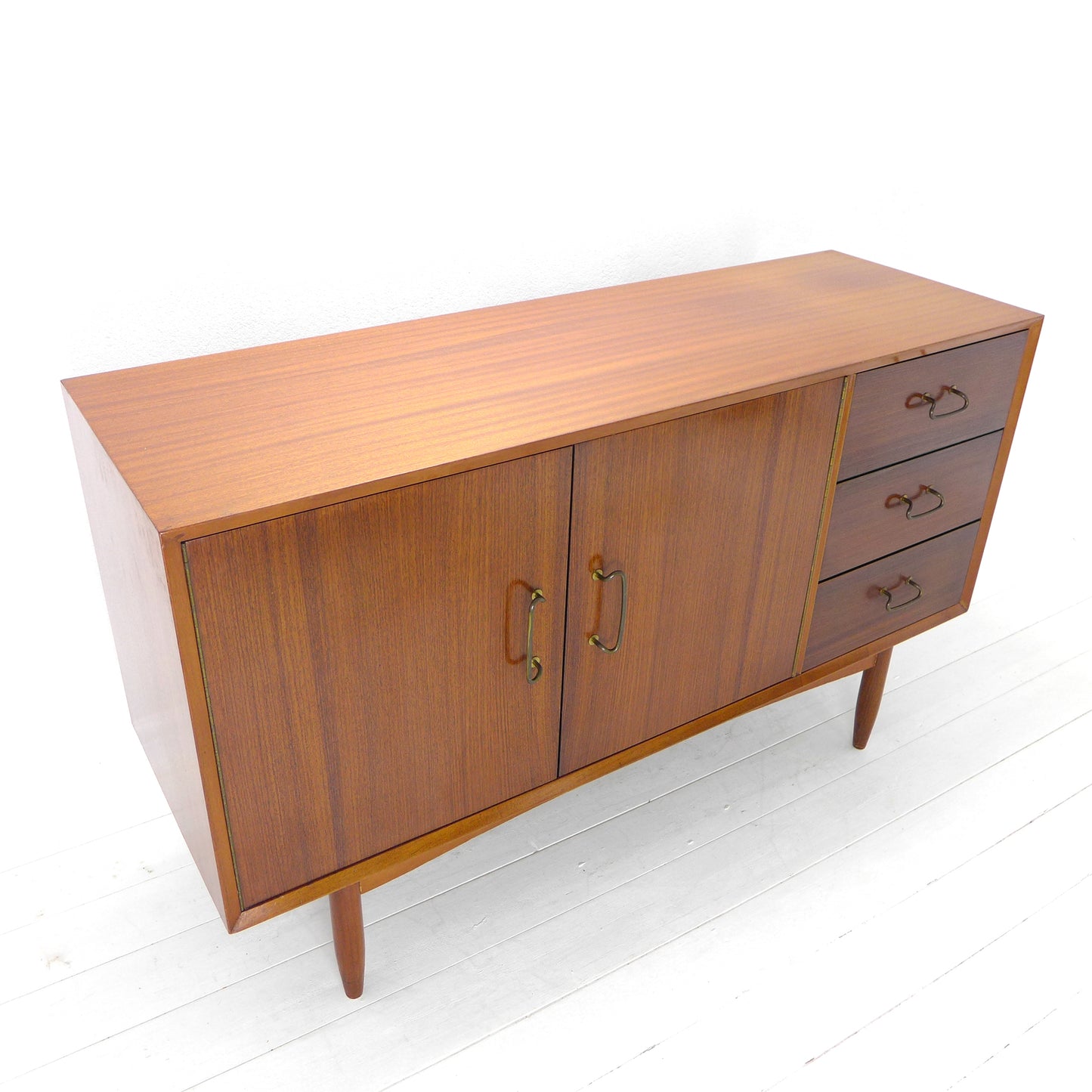 Mid Century VANSON Rosewood & Teak Sideboard by Peter Hayward - Record / Drinks Cabinet / Drawers