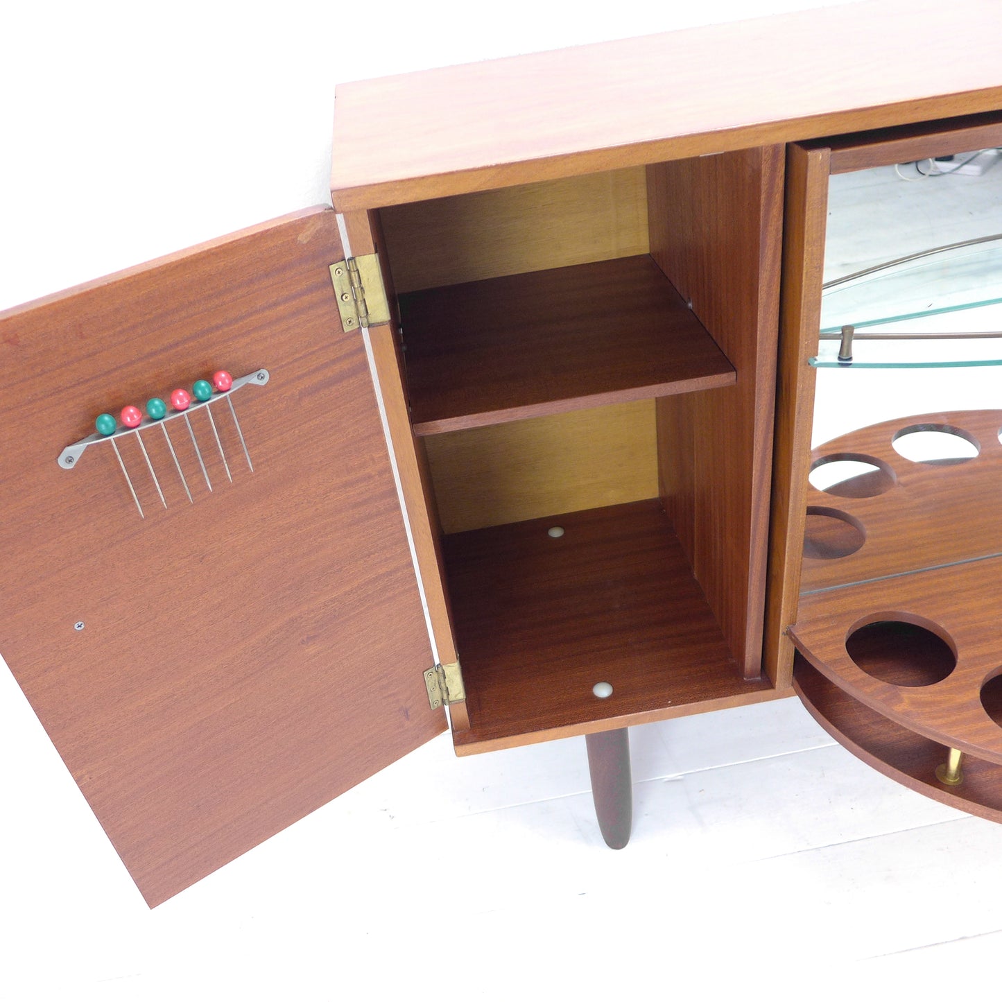 Metamorphic Sideboard/Drinks Cabinet in Teak by George Serlin & Sons / Sureline - Mid Century