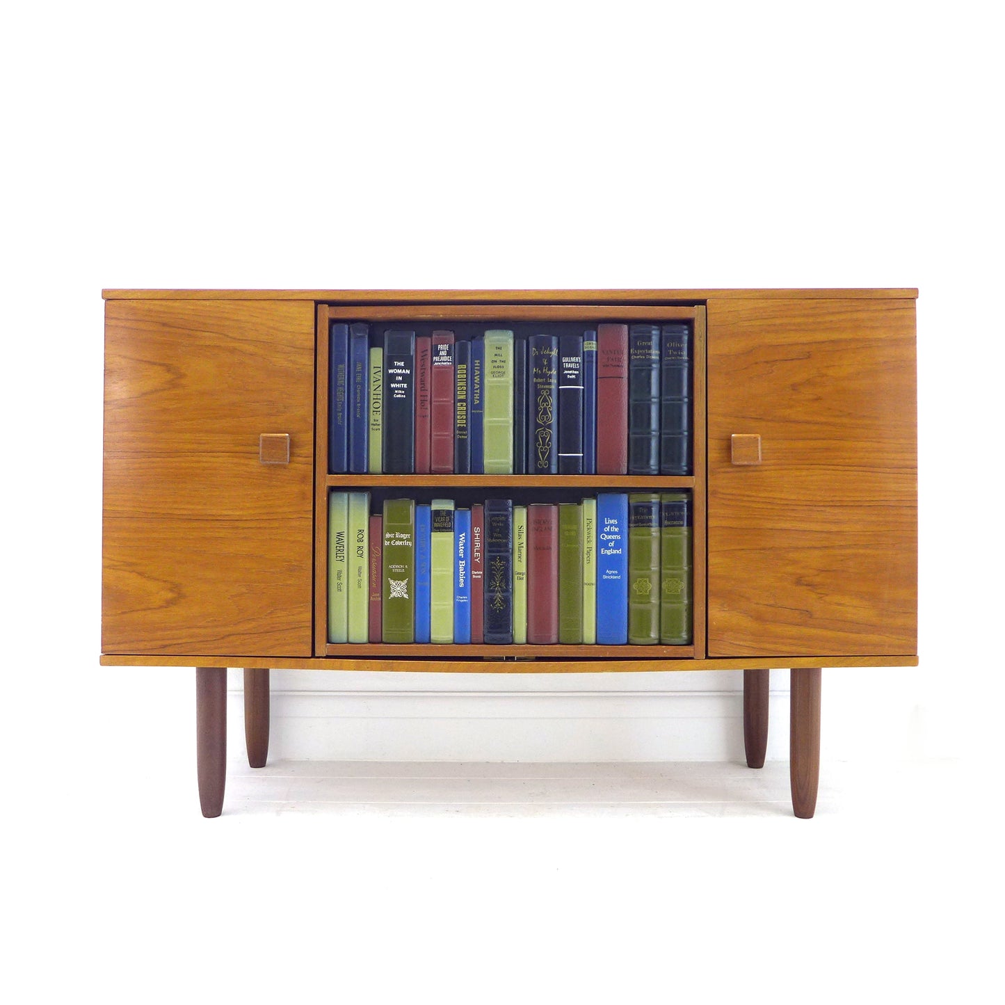 Metamorphic Sideboard/Drinks Cabinet in Teak by George Serlin & Sons / Sureline - Mid Century