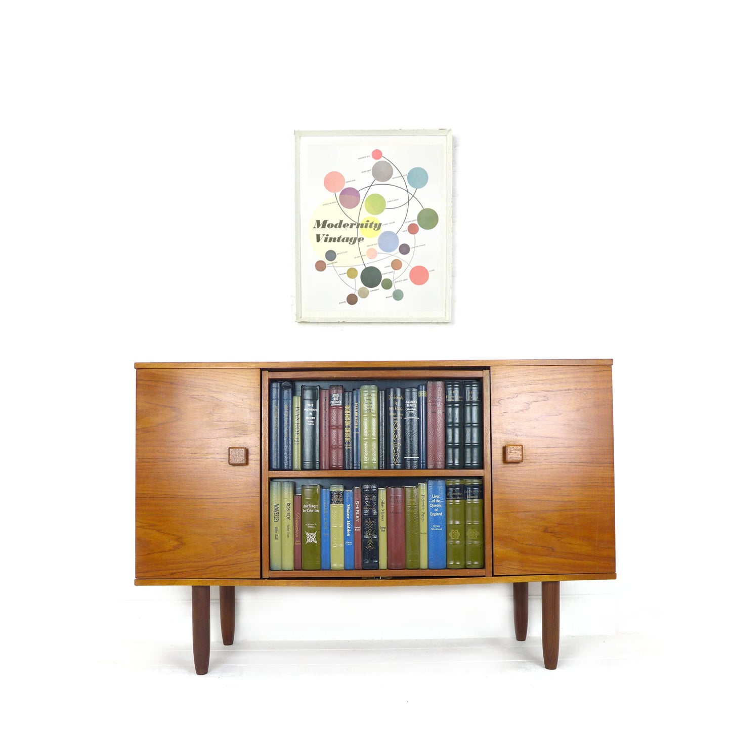 Metamorphic Sideboard/Drinks Cabinet in Teak by George Serlin & Sons / Sureline - Mid Century