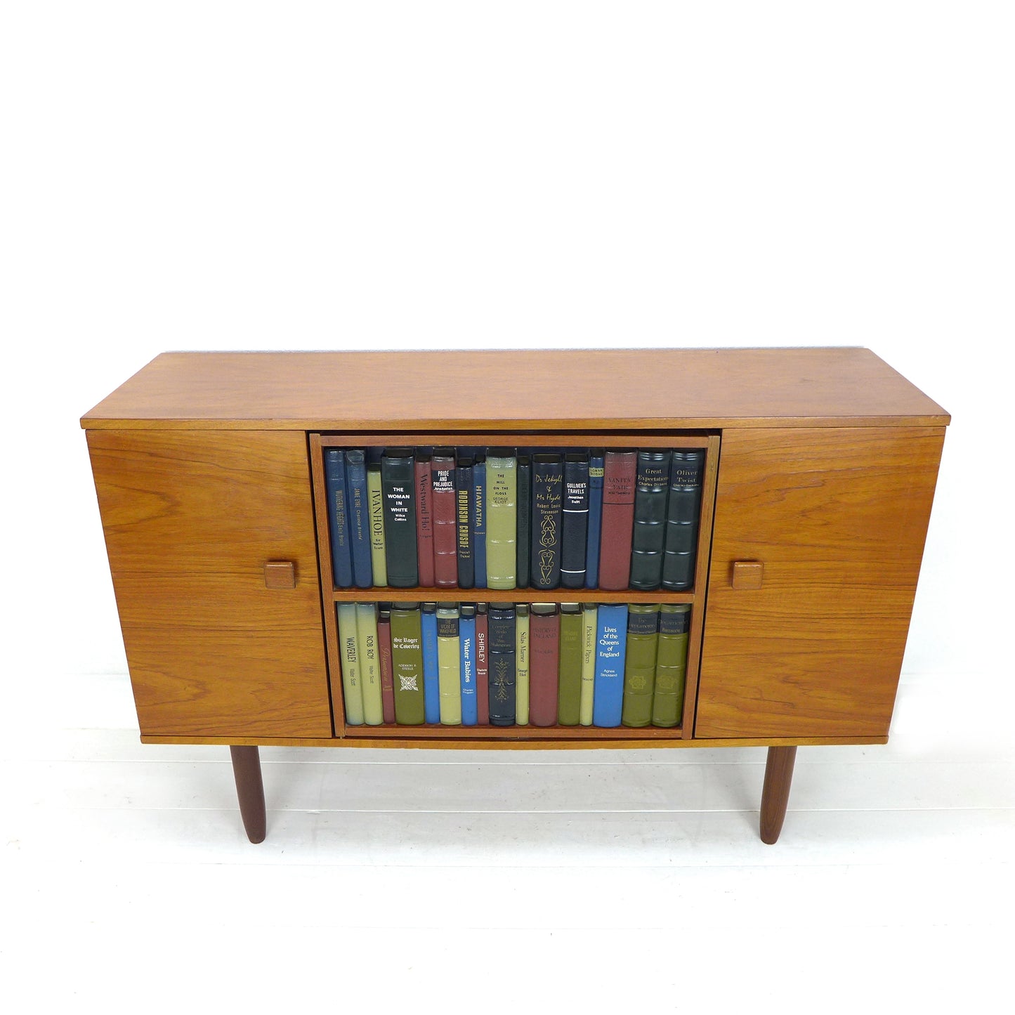 Metamorphic Sideboard/Drinks Cabinet in Teak by George Serlin & Sons / Sureline - Mid Century