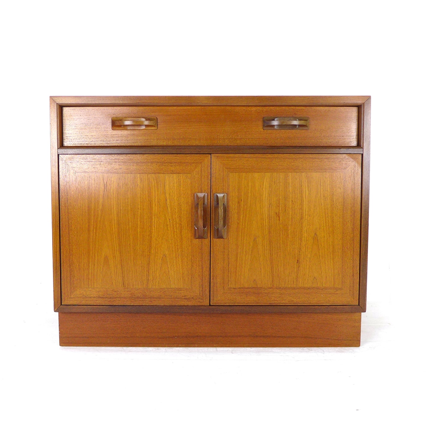 Mid Century G Plan Compact Sideboard / Teak Record Cabinet