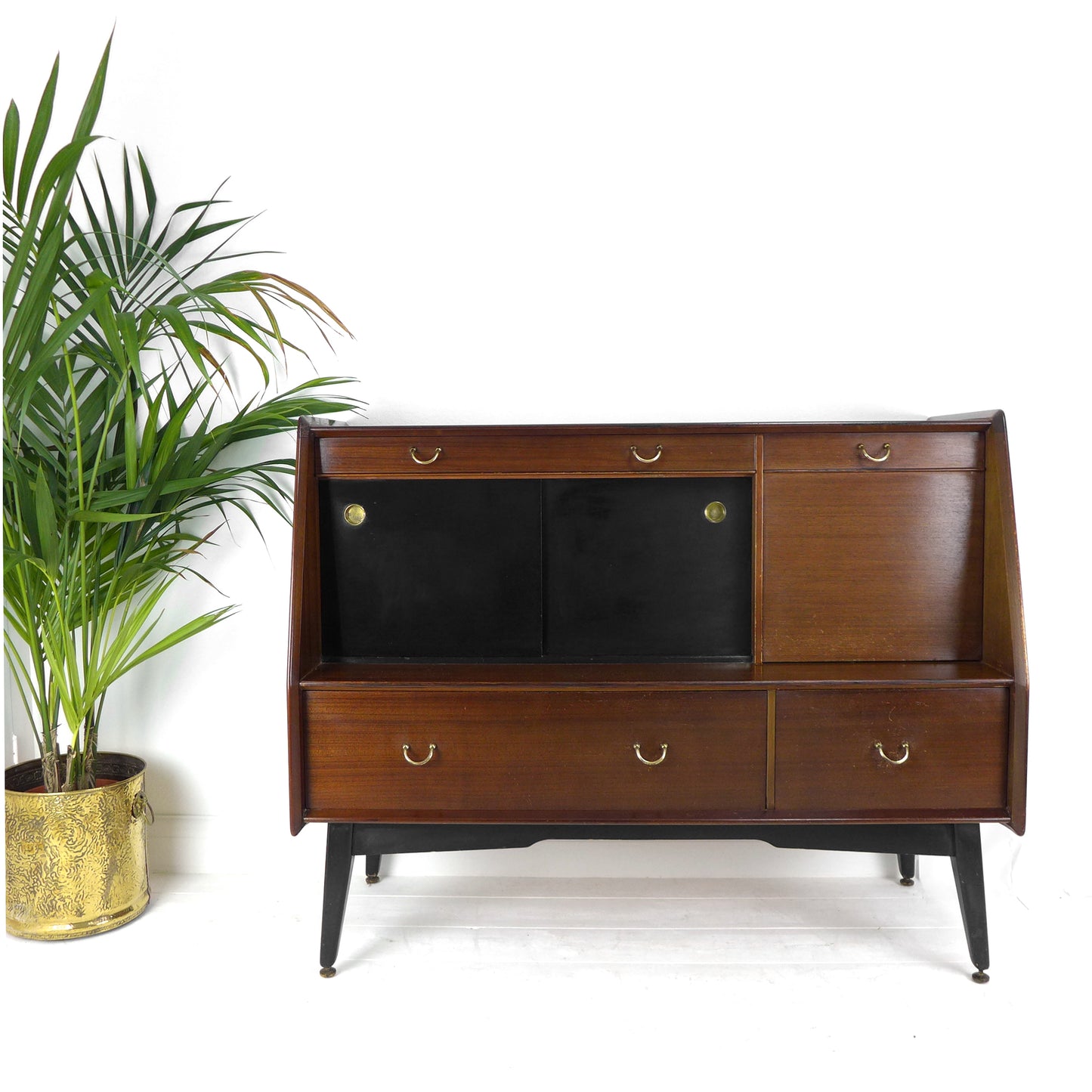 Mid Century G Plan Sideboard / Cocktail Cabinet - 1950's