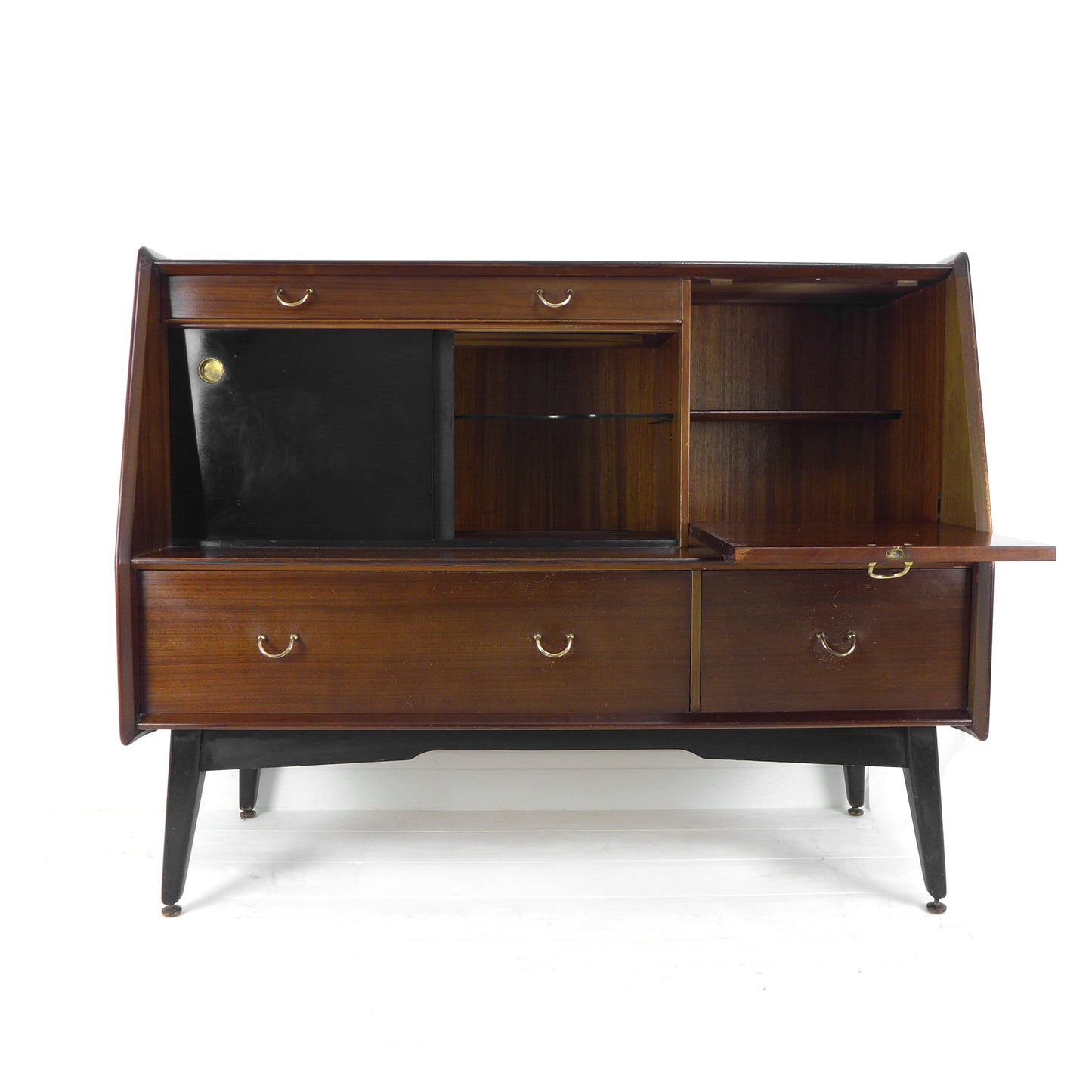 Mid Century G Plan Sideboard / Cocktail Cabinet - 1950's