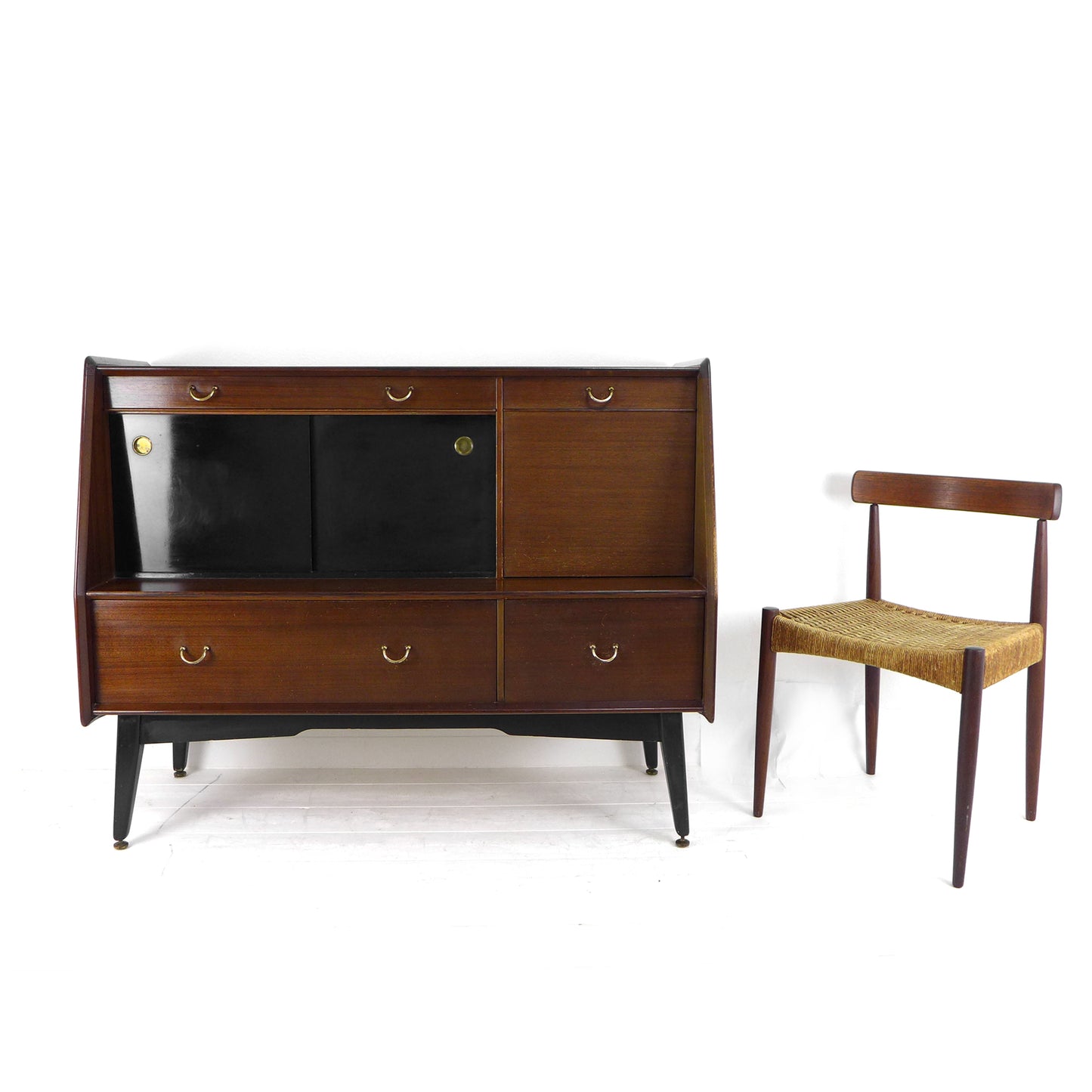 Mid Century G Plan Sideboard / Cocktail Cabinet - 1950's