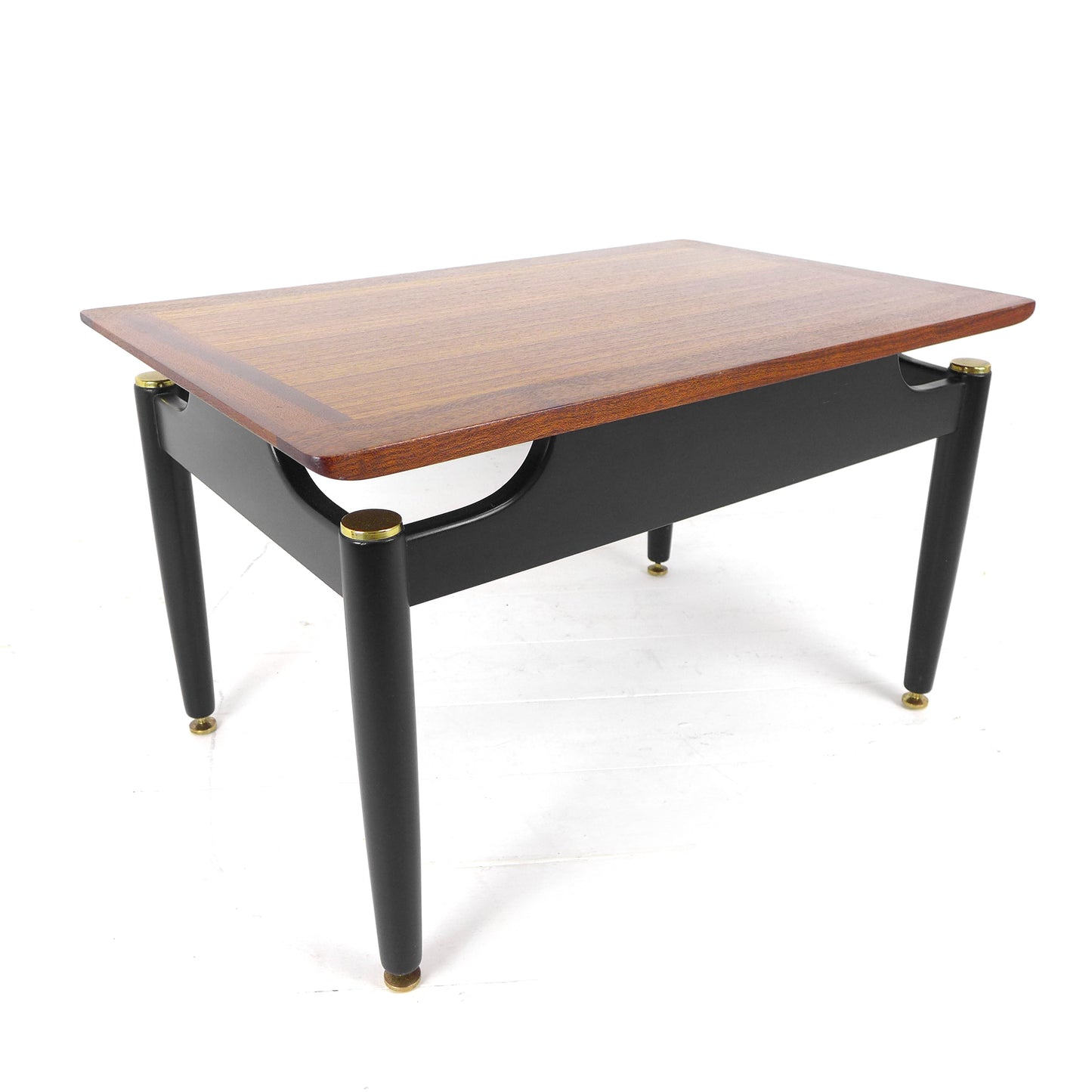 G Plan Mid Century Teak Coffee Table - Librenza Range - Tola & Black 1950's