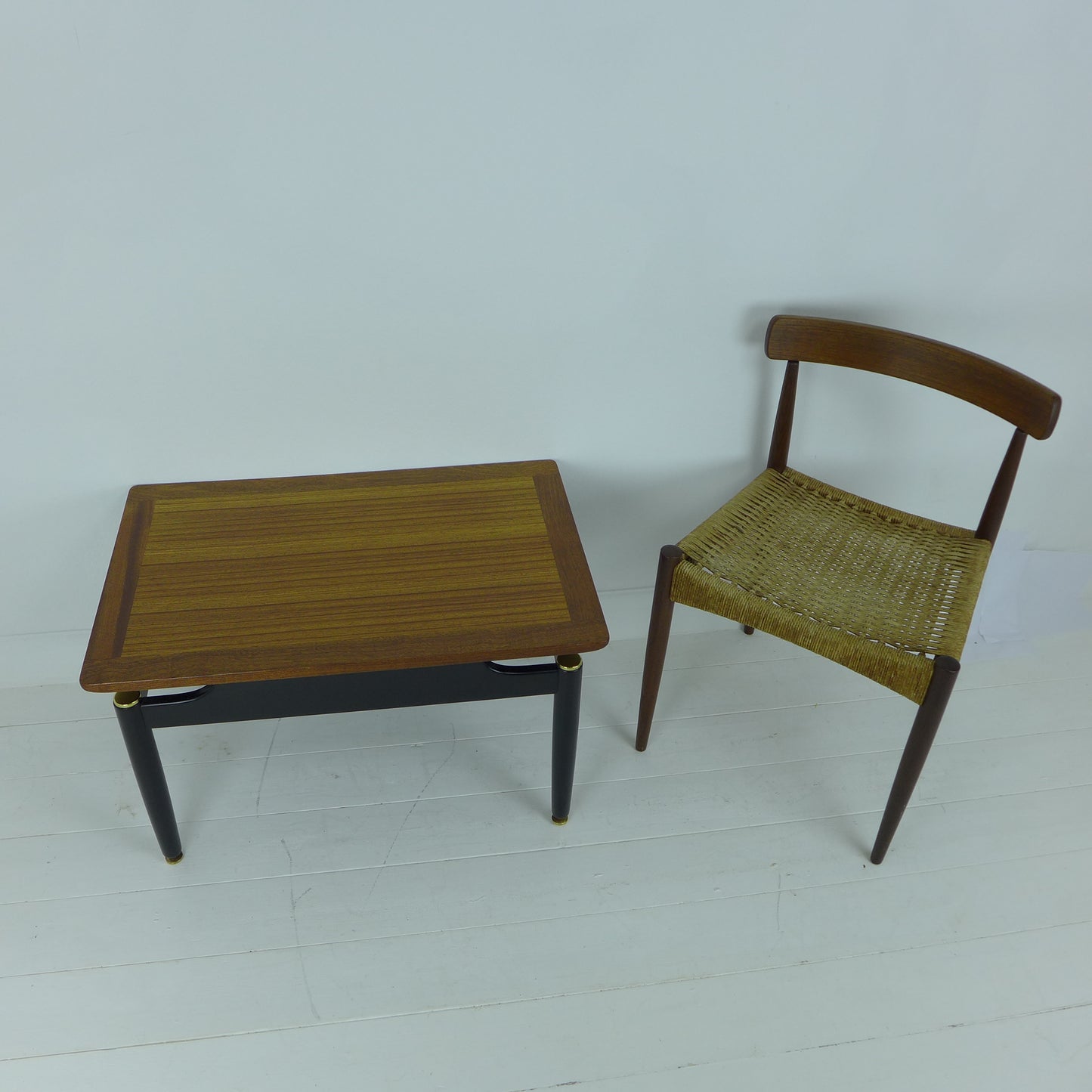 G Plan Mid Century Teak Coffee Table - Librenza Range - Tola & Black 1950's