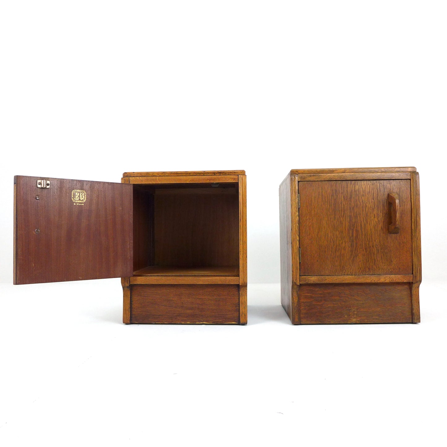 Mid Century G Plan Bedside Tables / Cabinets by E Gomme - 1950's