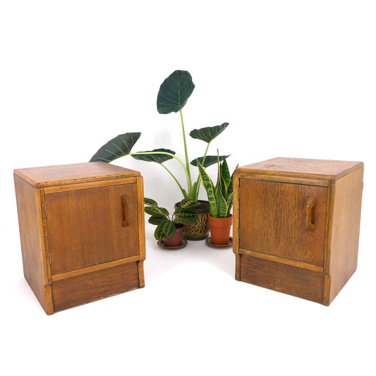 Mid Century G Plan Bedside Tables / Cabinets by E Gomme - 1950's
