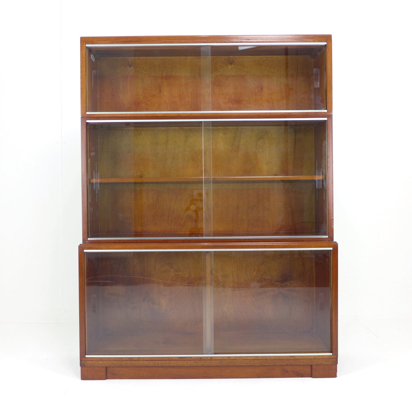 Mid Century Teak Modular Bookcase Library Set by Minty, Oxford