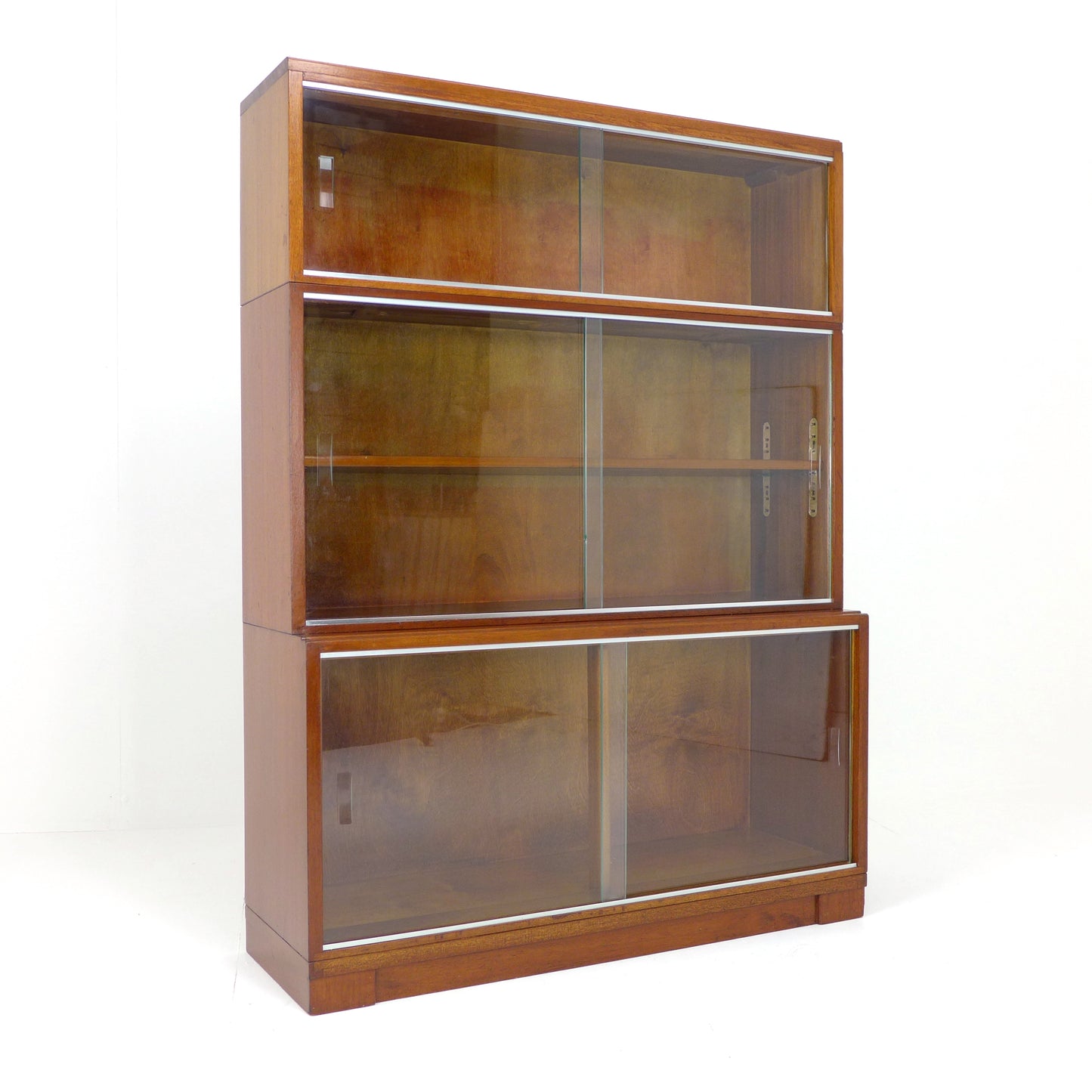 Mid Century Teak Modular Bookcase Library Set by Minty, Oxford