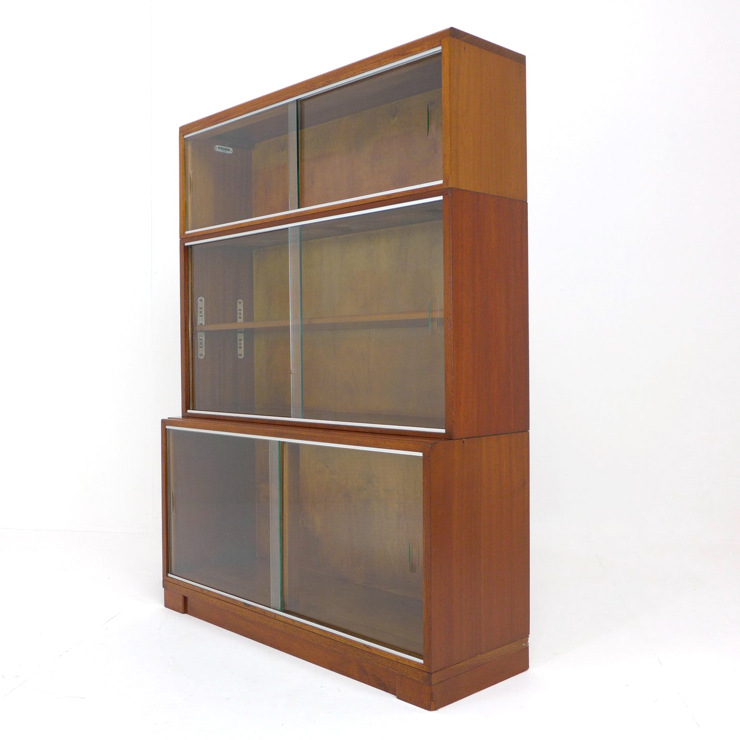 Mid Century Teak Modular Bookcase Library Set by Minty, Oxford