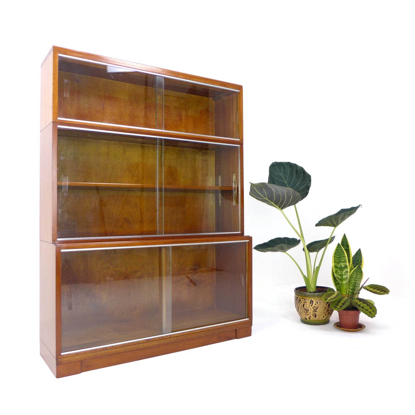 Mid Century Teak Modular Bookcase Library Set by Minty, Oxford