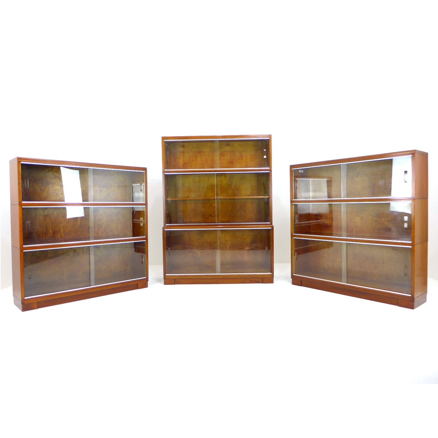 Mid Century Teak Modular Bookcase Library Set by Minty, Oxford