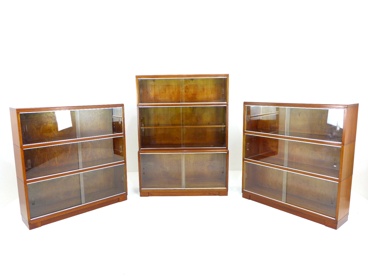 Mid Century Teak Modular Bookcase Library Set by Minty, Oxford