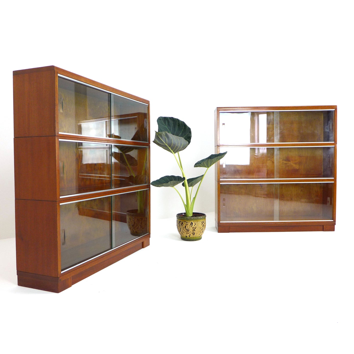 Mid Century Teak Modular Bookcase Library Set by Minty, Oxford