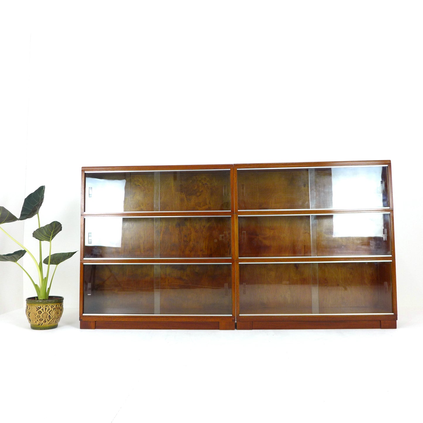 Mid Century Teak Modular Bookcase Library Set by Minty, Oxford